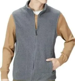 Amazon Essentials ベスト ジップアップ フリース メンズ　M