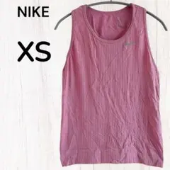 NIKE DRI-FIT ピンク タンクトップ XS スポーツ トップス ナイキ
