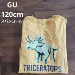 恐竜スパンコールTシャツ　Tシャツ　半袖　120cm