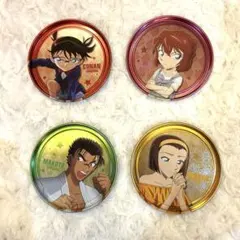 名探偵コナン⭐︎コースター缶⭐︎江戸川コナン⭐︎灰原哀⭐︎京極真⭐︎鈴木園子