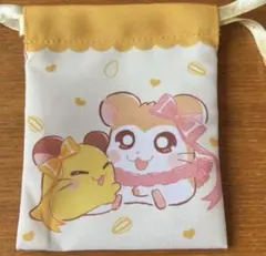 とっとこハム太郎　セリア　プチ巾着　ちび丸ちゃん　マフラーちゃん
