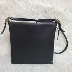 美品　オールドコーチ　9829 ショルダーバッグ　レザー　黒　肩掛け　斜め掛け