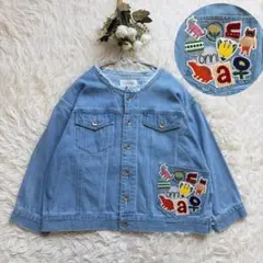 近年 25SS 希少 センソユニコ ルクルカ デニムパッチワークジャケット