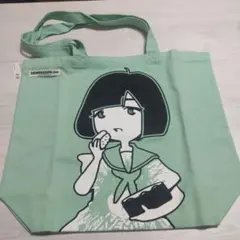 膜神トートバッグ夢眠ねむでんぱ組，inc×愛☆まどんな　ミントグリーンバッグ