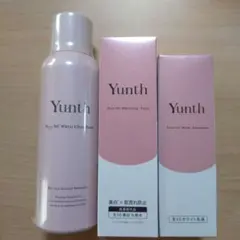 未使用　Yunth クリアフォーム　化粧水　乳液　3点セット