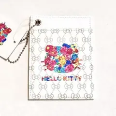 ★SALE★ハローキティ 花柄 パスケース