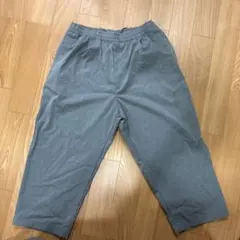 GU グレー スラックス ウエストゴム