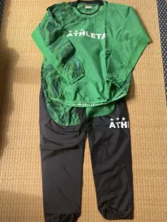 ATHLETA ピステ上下 140 グリーン/ブラック