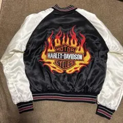ハーレーダビットソン　スカジャン　刺繍　ヴィンテージ 2026年最新】Harley-Davidson メンズ スカジャンの人気アイテム - メルカリ