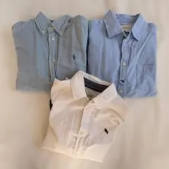 美品✦キッズ シャツ3点SET130～140 男の子 ラルフローレン/ディーゼル