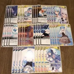 ホロライブカード 雪花ラミィ セット 40枚