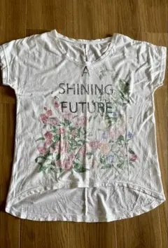 A SHINING FUTURE 花柄 半袖カットソー M