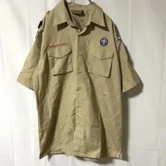 BOY SCOUTS OF AMERICA ボーイスカウトシャツ 半袖 ベージュのサムネイル