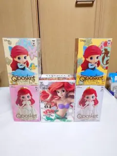 Qposket Crystalux アリエル フィギュア 5点セット