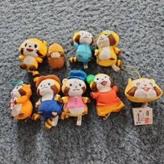 ラスカルぬいぐるみストラップ9点セット