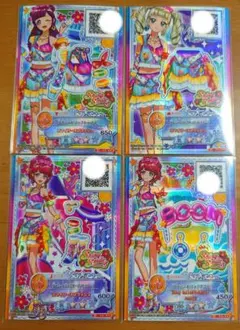 アイカツスターズ ファニートリックコーデ R 4枚セット　藤堂ユリカ