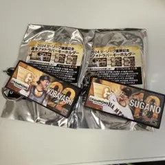 小林誠司　菅野智之　2024　優勝記念　選手ラバーキーホルダー　読売ジャイアンツ