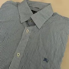 バーバリー　ブラックレーベル　ストライプシャツ