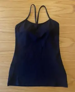 Lululemon ブラック タンクトップ　ブラトップ　6