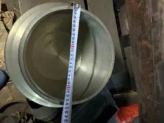 昭和レトロ】アサヒ軽金属 アルミ羽釜 K-13 28cm - メルカリ