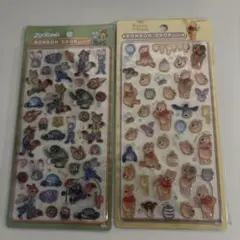 正規品　ズートピア　くまのプーさん ボンボンドロップシールセット