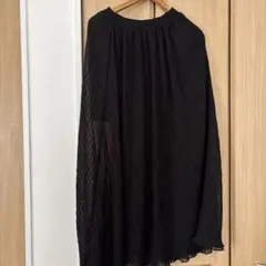 透け感スカート　ロング