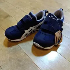 【新品未使用】asics　19.0cm　アシックス　アイダホ　ネイビー