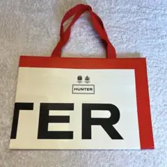 HUNTER ハンター ショップ袋 ショッパー 紙袋 レッドのサムネイル