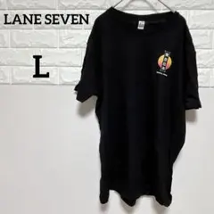 美品✨【LANE SEVEN 】L半袖Tシャツ東京•日本•龍のグラフィック黒