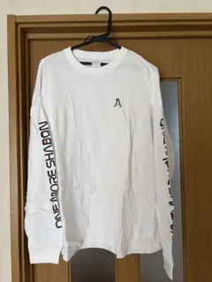 秋山黄色　ライブ長袖Tシャツ ホワイト メンズ