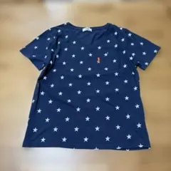 値下げ☆RCWB ロデオクラウンズ星柄 半袖Tシャツ ネイビーのサムネイル