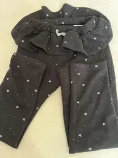 アプレレクール　裏起毛ハート模様ロングパンツ130