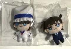 コナンカフェ セガラッキーくじオンライン 執事喫茶 ぬいぐるみ 新一 怪盗キッド