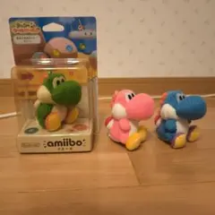 amiibo あみぐるみヨッシー 3体セット 新品】amiibo あみぐるみ ヨッシー 3色セット ウールワールド