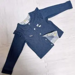 USED♡ マザウェイズ　ストレッチデニムジャケット　アウター　110cm