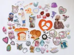 ⭐️ ぷっくりシール キャラクター 55枚 おすそ分け ちいかわ パンどろ あわわ