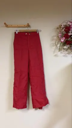 フロアデイキッズ スキーウェア レッド