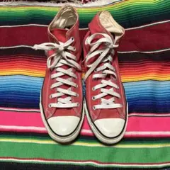 コンバース　オールスター　ハイカット　レッド