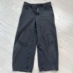 GU♡バレルレッグジーンズ