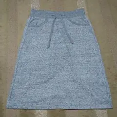 ユニクロ　スウェットスカート　グレー S