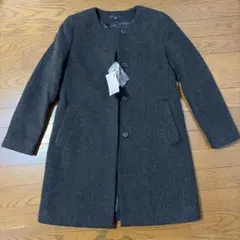 UNIQLOウールノーカラーコート