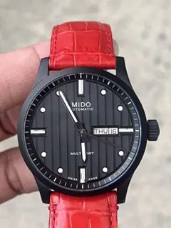 MIDO MULTI FORT 自動巻き時計 ブラック/レッドのサムネイル