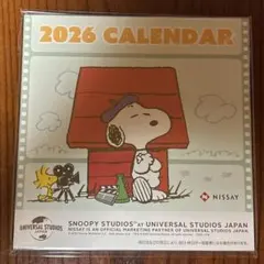 ２０２６年　卓上カレンダー　スヌーピー