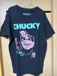 CHUCKY Tシャツ Lサイズ ブラック 古着