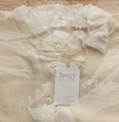 【未開封】lawgy アイボリー 長袖カーディガン