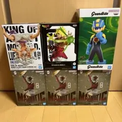 ドラゴンボール ワンピース鬼滅の刃 ロックマン フィギュア 6点セット