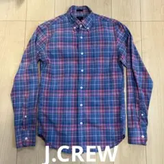 J.CREW チェックシャツ XS スリムフィット ボタンダウン