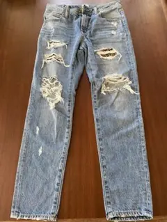 ロデオクラウンズ　ダメージジーンズ