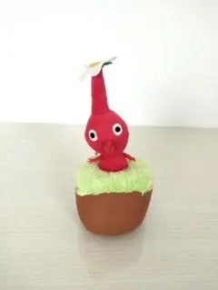 ピクミン 引っこ抜き ぬいぐるみ マスコット赤 キーホルダー