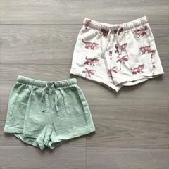 H&M ベビー スウェットショートパンツ 2枚セット 92cm②
